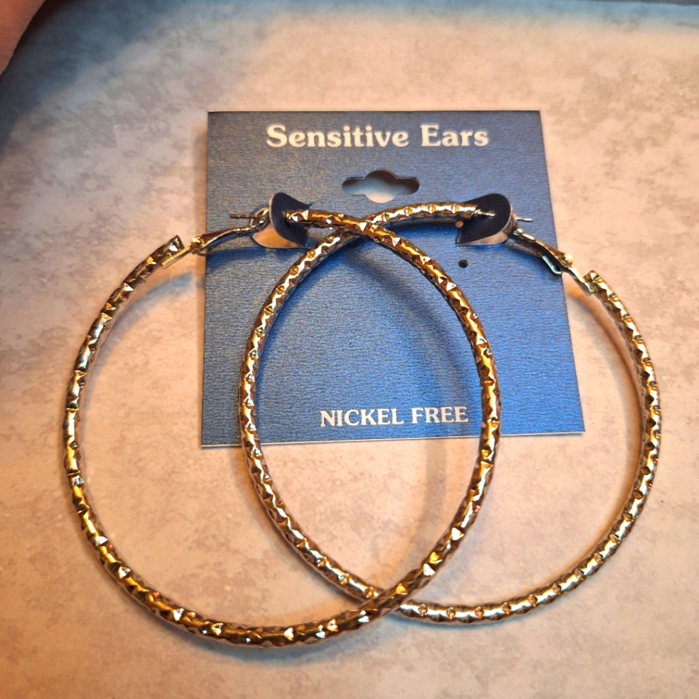 Gold Hoop Earrings for Sensitive Ears
